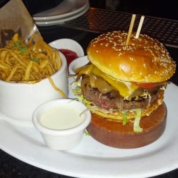 Lucky Monk - That's a huge burger - American Near Me - Barrington, Illinois Lucky Monk - That's a huge burger - American Near Me - Barrington, Illinois