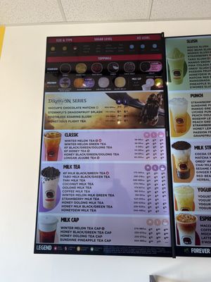 Menu photo 3 Kung Fu Tea  El Cajon, CA