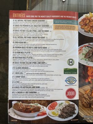 Menu photo 6 Aladdin Cafe San Diego, CA