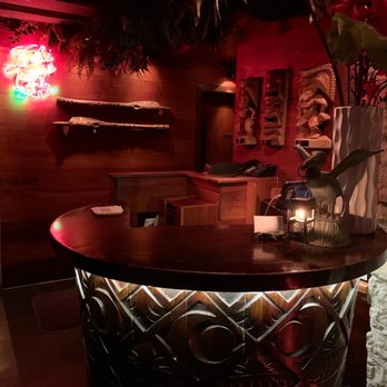 Three Dots and A Dash - Tiki desk - Asian Fusion Near Me - Chicago, Illinois Three Dots and A Dash - Tiki desk - Asian Fusion Near Me - Chicago, Illinois