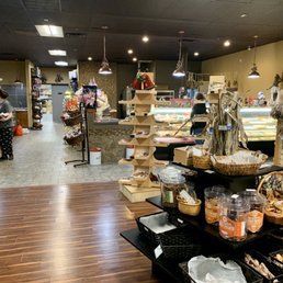 Back of store (behind and to the left their amazing kitchen, to the right the amazing bakery!) Back of store (behind and to the left their amazing kitchen, to the right the amazing bakery!)