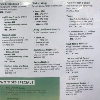 Two Tides Bar - Food menu - Bars Near Me - Honolulu, Hawaii