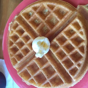 Stack'em High Pancakes & So Forth - The waffle was delicious. Light and yummy! - Pancakes Near Me - Kill Devil Hills, North Carolina