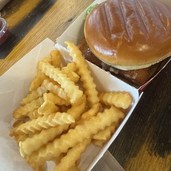 Portillo's the Colony - Breaded Whitefish Sandwich with fries - Burgers Near Me - The Colony, Texas Portillo's the Colony - Breaded Whitefish Sandwich with fries - Burgers Near Me - The Colony, Texas