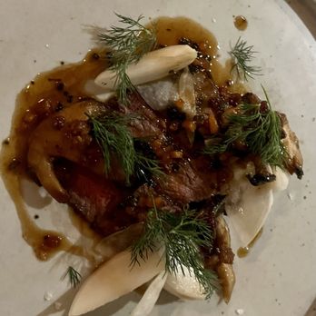 Matia Kitchen - Picanha, turnip, trumpet mushrooms with xo sauce - New American Near Me - Eastsound, Washington Matia Kitchen - Picanha, turnip, trumpet mushrooms with xo sauce - New American Near Me - Eastsound, Washington