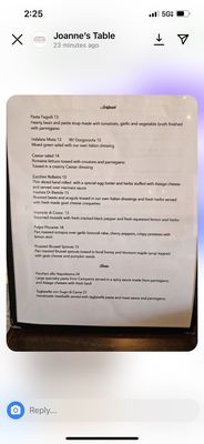 JOANNE’S TABLE - 13 Reviews - 591 Tunxis Hill Rd, Fairfield