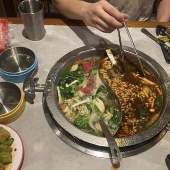 Hotpot Alley - Split broths, veggie and red braised soup - Hot Pot Near Me - Austin, Texas Hotpot Alley - Split broths, veggie and red braised soup - Hot Pot Near Me - Austin, Texas