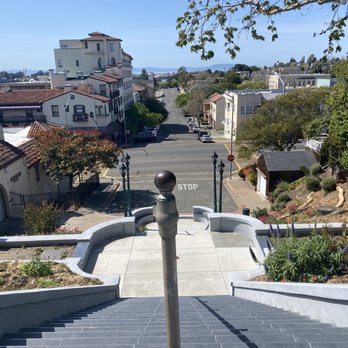 Vallejo Capitol Street Stairs - View from the top of the stairs - Landmarks & Historical Buildings Near Me - Vallejo, California