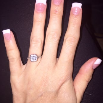 Forever Nails & Spa - Pink and White by Rachel - Nail Salons Near Me - Costa Mesa, California