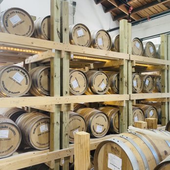 Burlock and Barrel - Barrel area! - Distilleries Near Me - Jacksonville, Florida