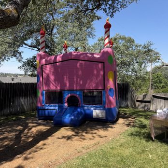 Bounce House Rentals Cameron Park - Pink Birthday Candle 13x13 - Bounce House Rentals Near Me Bounce House Rentals Cameron Park - Pink Birthday Candle 13x13 - Bounce House Rentals Near Me