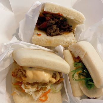Optimist Hall - Bulgogi beef, pork belly, and chicken bao - Food Court Near Me - Charlotte, North Carolina Optimist Hall - Bulgogi beef, pork belly, and chicken bao - Food Court Near Me - Charlotte, North Carolina