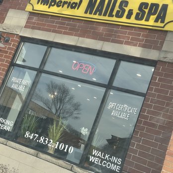 Imperial Nails & Spa - Walk in available but I was turned around after calling in confirming I'll be coming in as a "walk in" - Nail Salons Near Me - Glenview, Illinois Imperial Nails & Spa - Walk in available but I was turned around after calling in confirming I'll be coming in as a "walk in" - Nail Salons Near Me - Glenview, Illinois