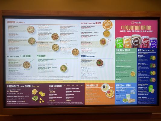 Menu photo 1 Noodles and Company Minneapolis, MN Menu photo 1 Noodles and Company Minneapolis, MN