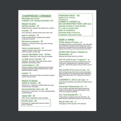 Menu photo 8 Chartreuse Kitchen & Cocktails Detroit, MI Menu photo 8 Chartreuse Kitchen & Cocktails Detroit, MI