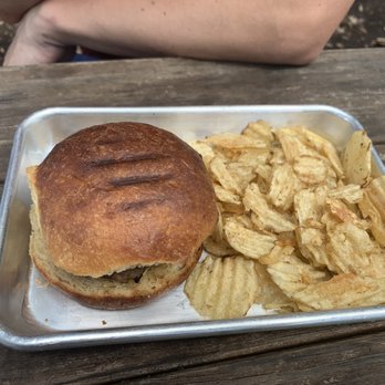 Vista Brewing - Burger. It was hockey puck. - Breweries Near Me - Driftwood, Texas Vista Brewing - Burger. It was hockey puck. - Breweries Near Me - Driftwood, Texas