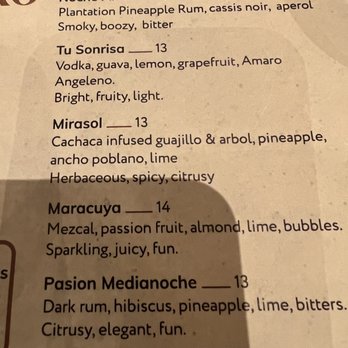 Casa Del Toro - Drink menu - Latin American Near Me - Hayward, California