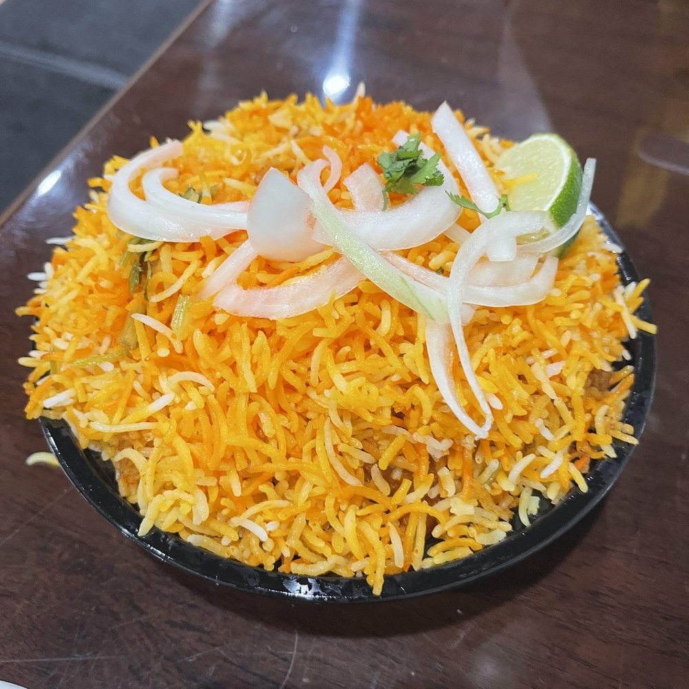 Paradise Biryani Pointe - a plate of biryani rice - Indian Near Me - Catonsville, Maryland Paradise Biryani Pointe - a plate of biryani rice - Indian Near Me - Catonsville, Maryland