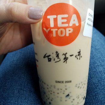 TeaTop - Earl grey tea with EQ3 - Bubble Tea Near Me - Milpitas, California