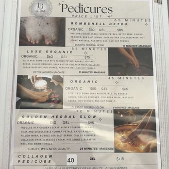 La Belle Nails & Spa - Price menu - Nail Salons Near Me - Manteca, California