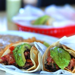 Lopez Taqueria - super taco plate