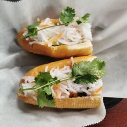 Pho U & Mi - Banh Mi with red pork belly and Vietnamese pork