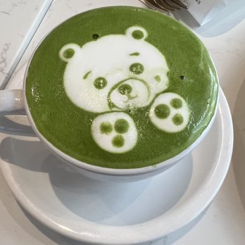 Hanabusa Cafe - Kyoto Matcha Latte!! Adorable!! 6/5. IG: @amei.eats - Pancakes Near Me - Chicago, Illinois