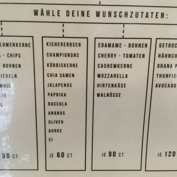 Woyton - Base price 4€, then add for each extra ingredient. - Coffee & Tea Near Me - Cologne, NW Woyton - Base price 4€, then add for each extra ingredient. - Coffee & Tea Near Me - Cologne, NW