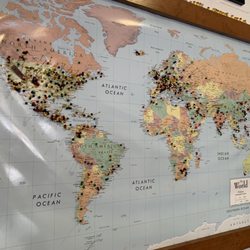 Flying U Country Store And RV Park - World map of the location of each guest that has visited