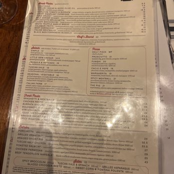 North Italia - Menu - Pizza Near Me - El Segundo, California