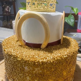 Camila's Decorations Desserts and More - a cake with a crown on top - Custom Cakes Near Me Camila's Decorations Desserts and More - a cake with a crown on top - Custom Cakes Near Me