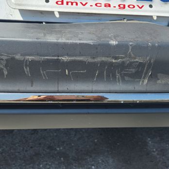 The Accident Guys - the license plate of the other car imprinted onto my car - Personal Injury Law Near Me - Stockton, California The Accident Guys - the license plate of the other car imprinted onto my car - Personal Injury Law Near Me - Stockton, California