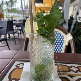 South Beach mojito $19. Pretty good but not worth the price tag. Drink some water, you'll be aight lol South Beach mojito $19. Pretty good but not worth the price tag. Drink some water, you'll be aight lol
