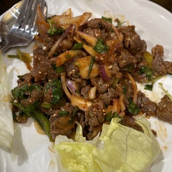 Lyeh Thai Restaurant - Beef Larb. Not good - Thai Near Me - Akron, Ohio