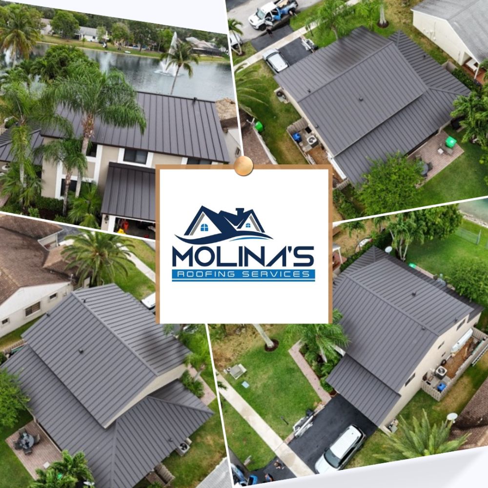 Slide of Molina's Roofing Services