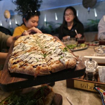Elite Dinner: Tabac+ - Four Cheese Flatbread - Yelp Events Near Me - San Diego, California