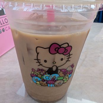 Hello Kitty Cafe - Mocha Latte - Cafes Near Me - Irvine, California