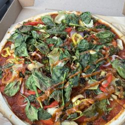 Blaze Pizza - BYO vegan pizza w gf crust