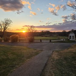 Willow Springs Golf Course - Sunset over the practice green
