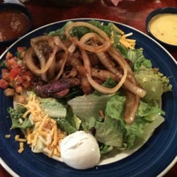 Sizzling Steak Fajita Salad