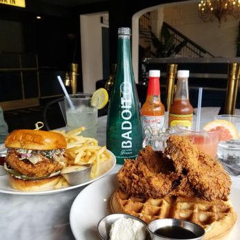 H Cafe - Came back for brunch, love their fried chicken! The fried chicken sandwich is a must!! - Breakfast & Brunch Near Me - Los Angeles, California