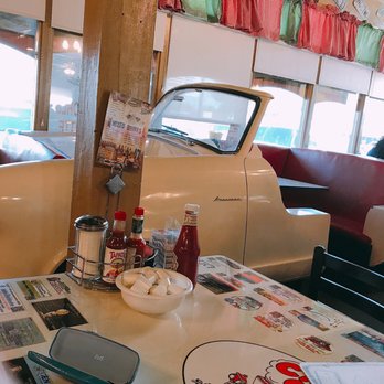 Crazy Otto's Diner - This booth made by a car - Diners Near Me - Lancaster, California
