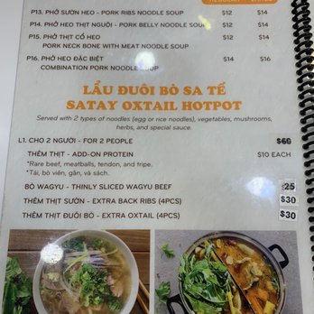 Phở Nhớ - Menu - Noodles Near Me - Albuquerque, New Mexico