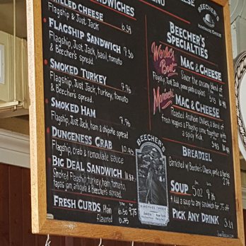 Beecher's Handmade Cheese - Signage (4/20/17) - Cheese Shops Near Me - Seattle, Washington Beecher's Handmade Cheese - Signage (4/20/17) - Cheese Shops Near Me - Seattle, Washington