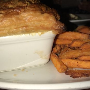 The Grenadier - Pie of the day with sweet potato fries - Pubs Near Me - London, XGL