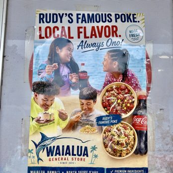 Waialua General Store - Serve Rudy's Famous Poke - Convenience Stores Near Me - Waialua, Hawaii Waialua General Store - Serve Rudy's Famous Poke - Convenience Stores Near Me - Waialua, Hawaii