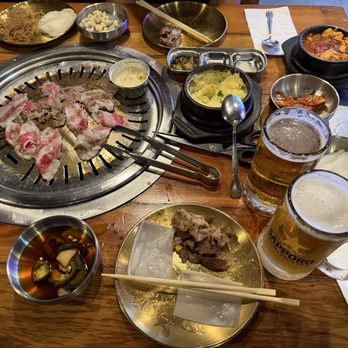 Gui Gui 9292 - Beef belly, brisket, steak egg and other side dishes - Barbeque Near Me - Rowland Heights, California