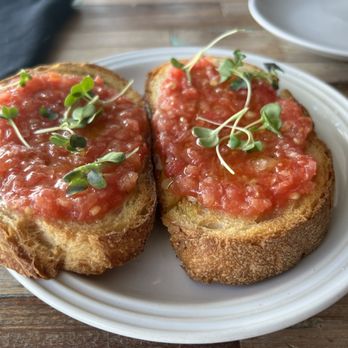 Edan Bistro - Tomato toast - Basque Near Me - North Miami, Florida Edan Bistro - Tomato toast - Basque Near Me - North Miami, Florida