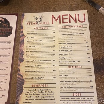 Central Station Steak & Ale - Complete menu - American Near Me - Cambridge, Ohio