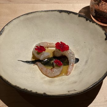 Smoked Room - The local shrimp had such an interesting texture with the creamiest mouthfeel - Asian Fusion Near Me - Madrid, M